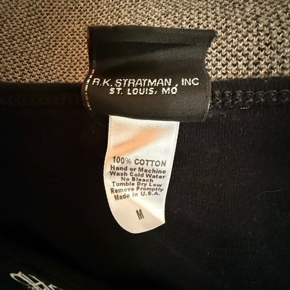 Harley-Davidson Black Shirt with Orange Logo - Picture 3 of 5